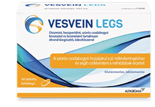 Vesvein Legs étrend-kiegészítő termékdoboz